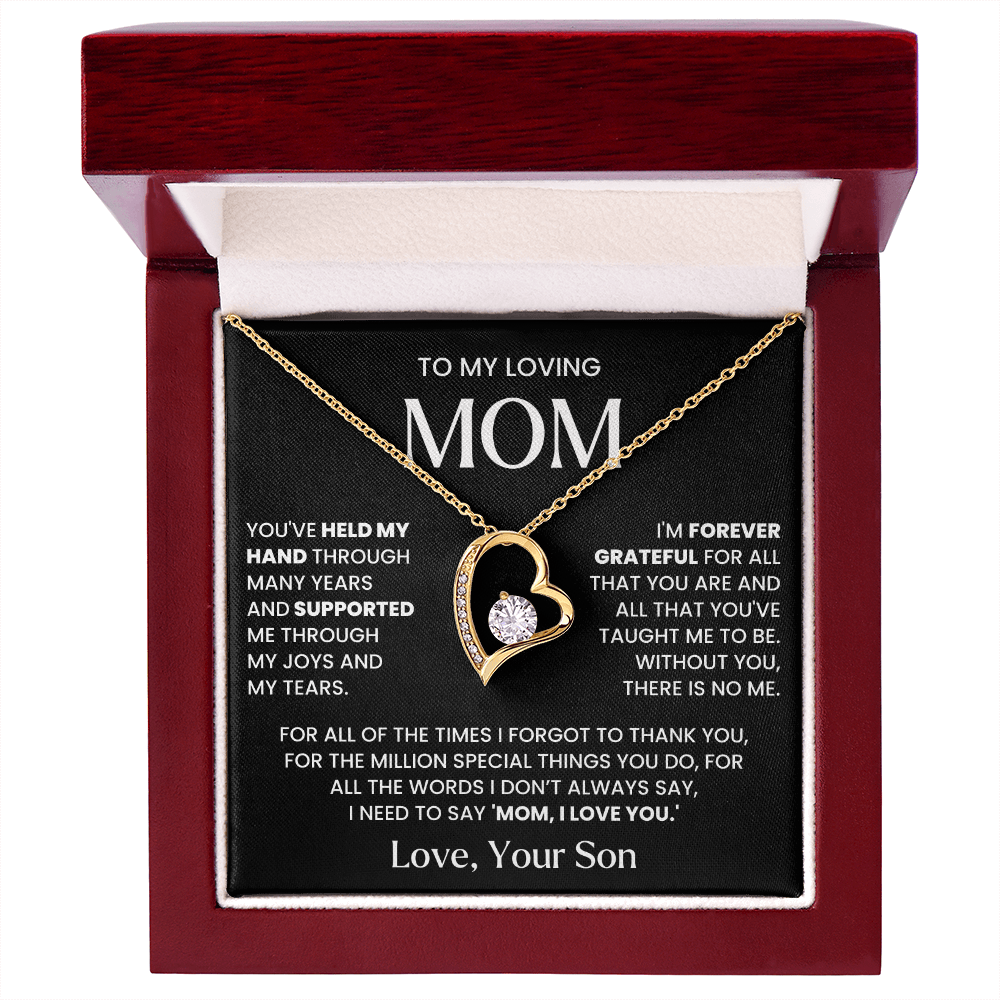 Mom Necklace| Without You There's No Me