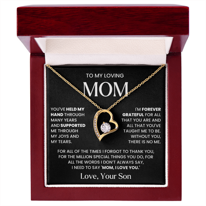 Mom Necklace| Without You There's No Me