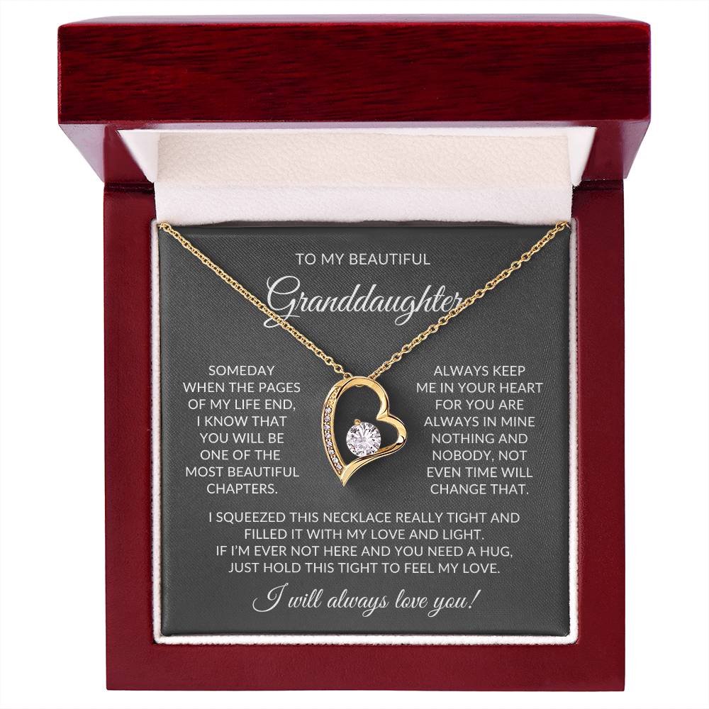 Granddaughter Necklace| Feel My Love