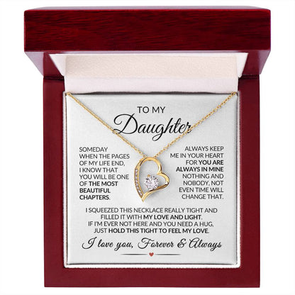 Daughter Necklace| Keep Me In Your Heart