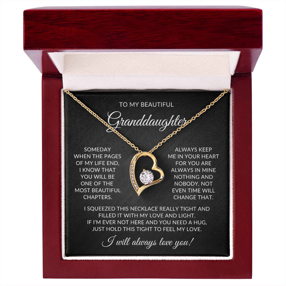 Granddaughter Necklace| Feel My Love