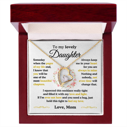 To My Lovely Daughter| The Most Beautiful Chapters| Forever Love Necklace