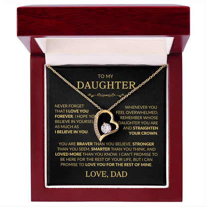 Daughter Necklace| You Are Loved