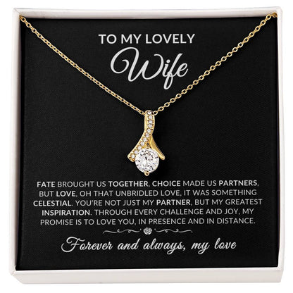 To Wife Necklace | Unbridled Love