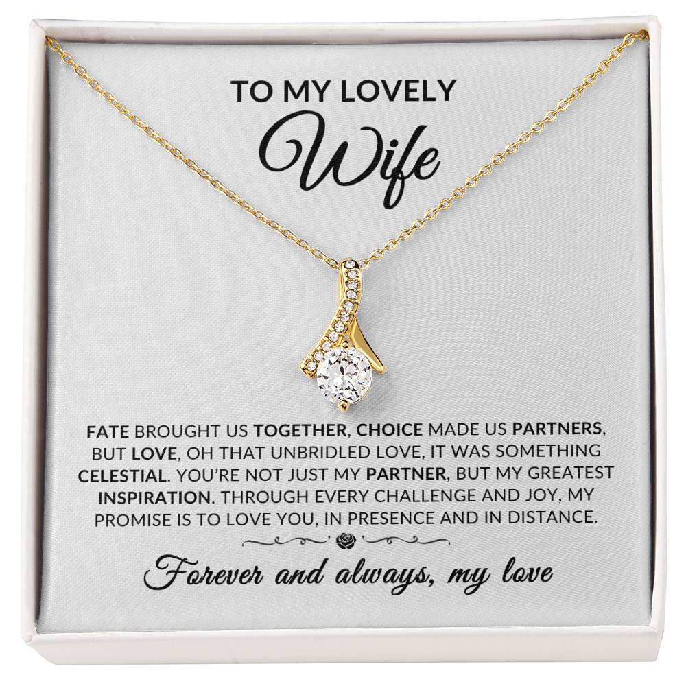 To Wife Necklace | Unbridled Love