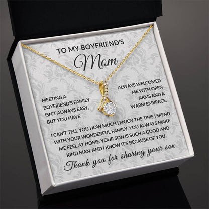 Gifts for Mom | Boyfriend's Mom Gift, Alluring Beauty Necklace for Boyfriend's  Mom - White Card