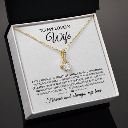 To Wife Necklace | Unbridled Love