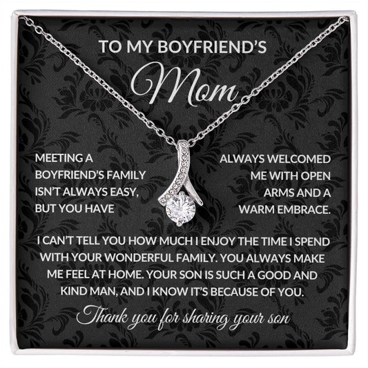 Gifts for Mom | Boyfriend's Mom Gift, Alluring Beauty Necklace for Boyfriend's  Mom - Black Card