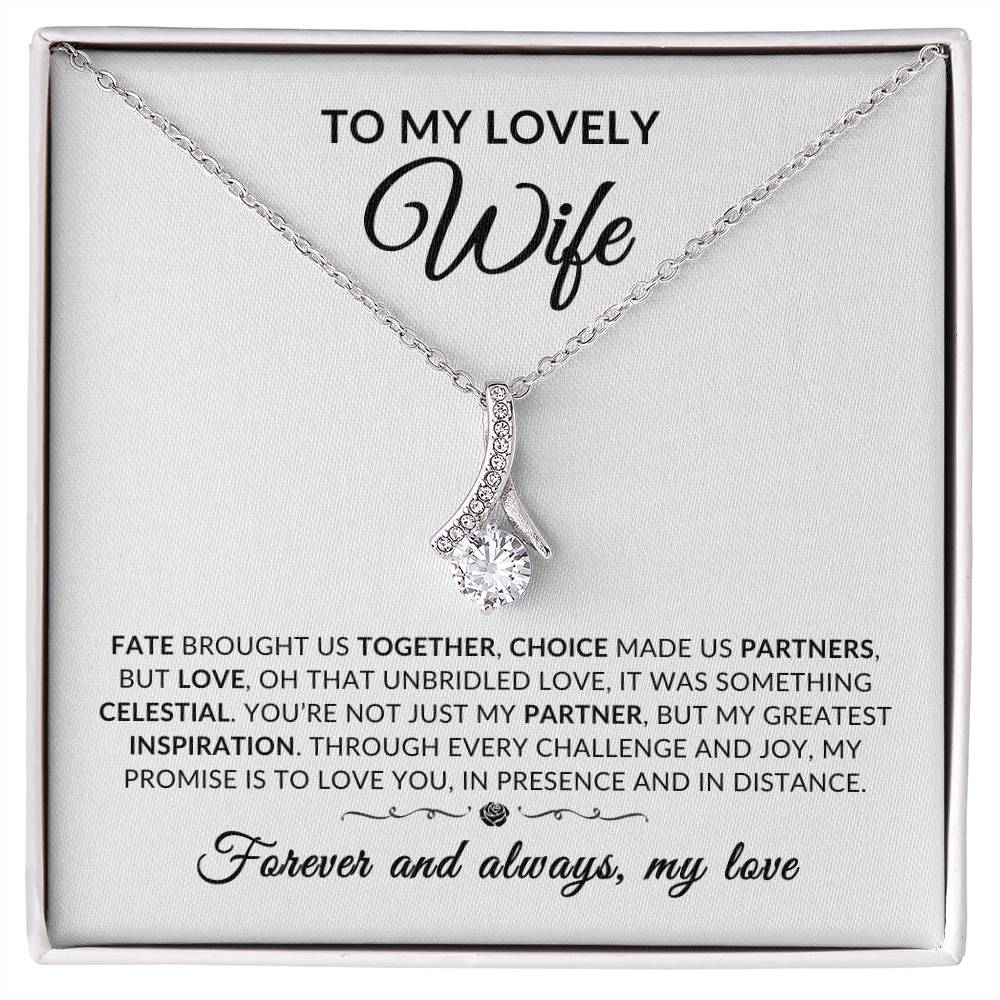 To Wife Necklace | Unbridled Love