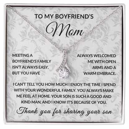 Gifts for Mom | Boyfriend's Mom Gift, Alluring Beauty Necklace for Boyfriend's  Mom - White Card