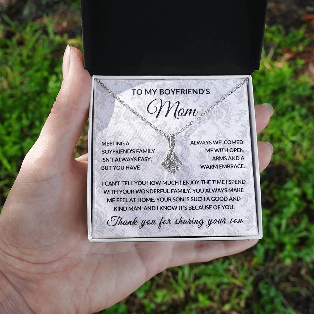 Gifts for Mom | Boyfriend's Mom Gift, Alluring Beauty Necklace for Boyfriend's  Mom - White Card