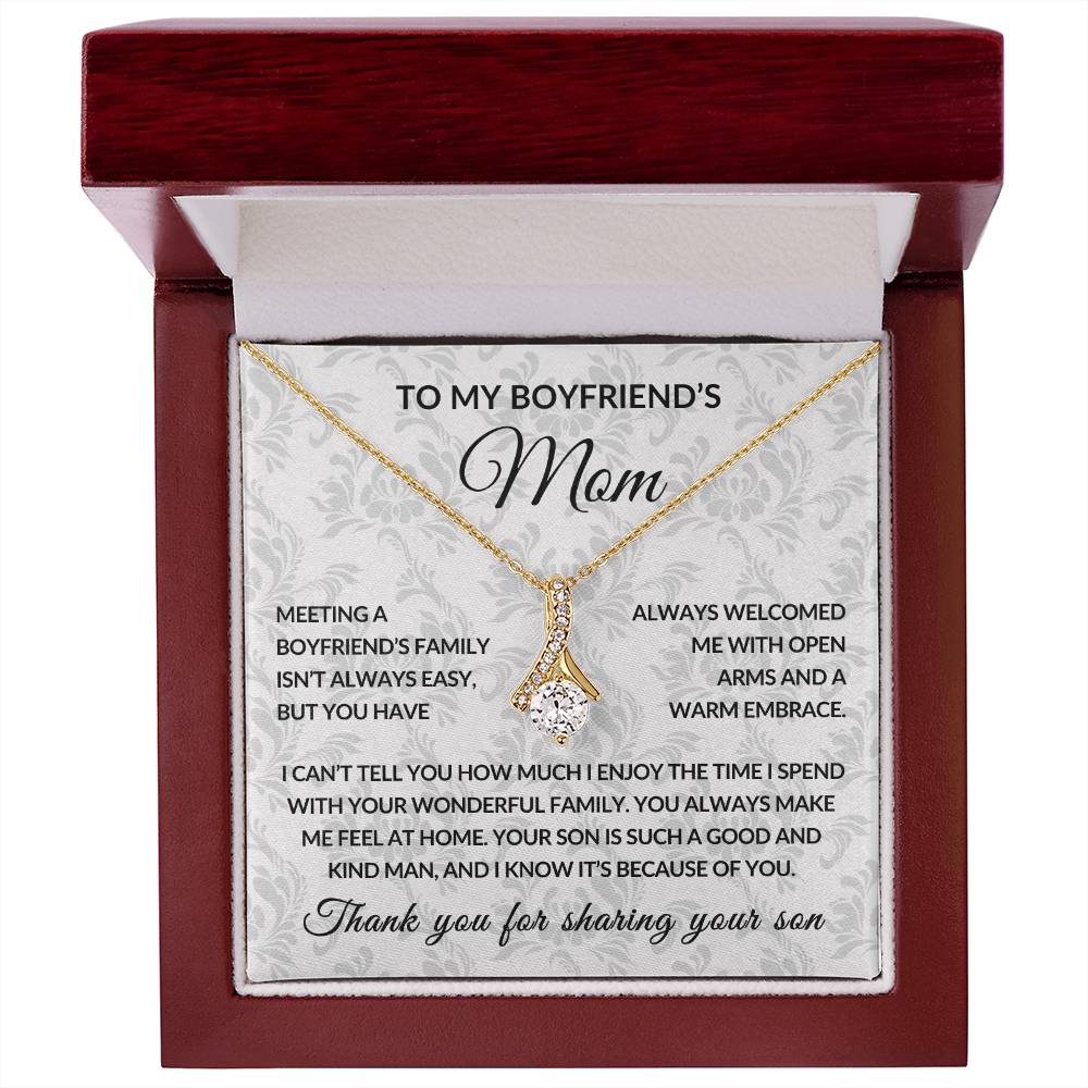 Gifts for Mom | Boyfriend's Mom Gift, Alluring Beauty Necklace for Boyfriend's  Mom - White Card