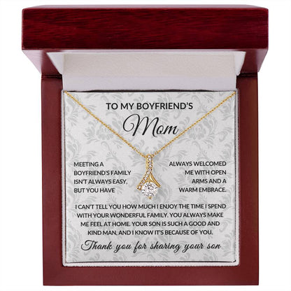 Gifts for Mom | Boyfriend's Mom Gift, Alluring Beauty Necklace for Boyfriend's  Mom - White Card