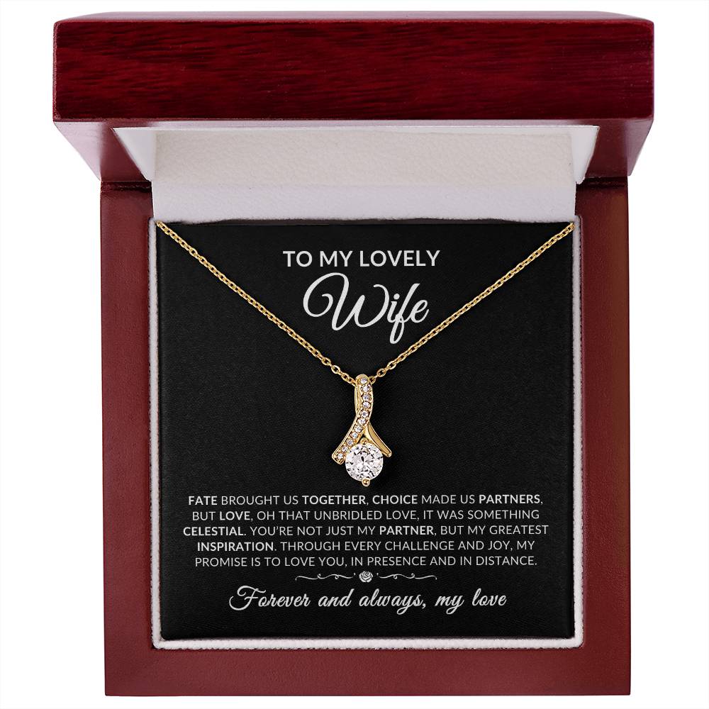 To Wife Necklace | Unbridled Love