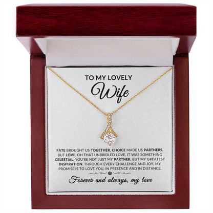 To Wife Necklace | Unbridled Love