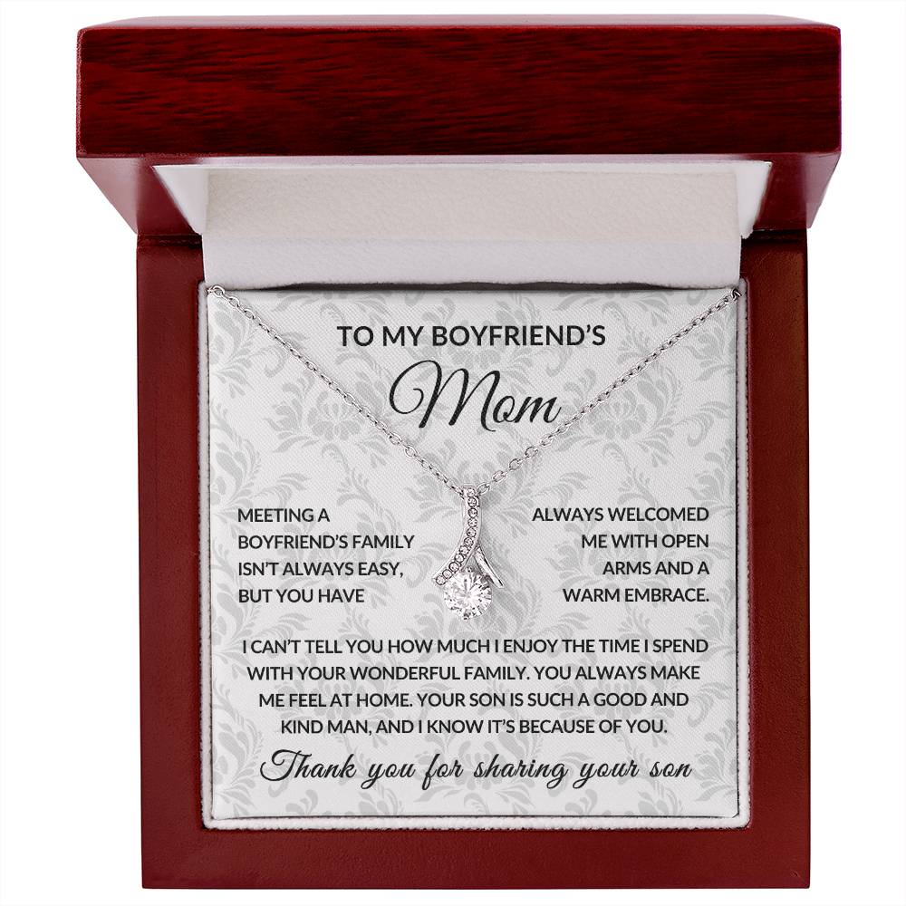 Gifts for Mom | Boyfriend's Mom Gift, Alluring Beauty Necklace for Boyfriend's  Mom - White Card