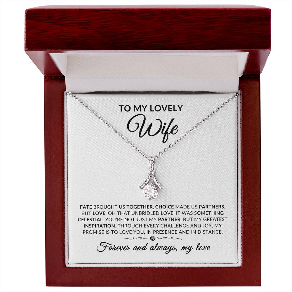 To Wife Necklace | Unbridled Love