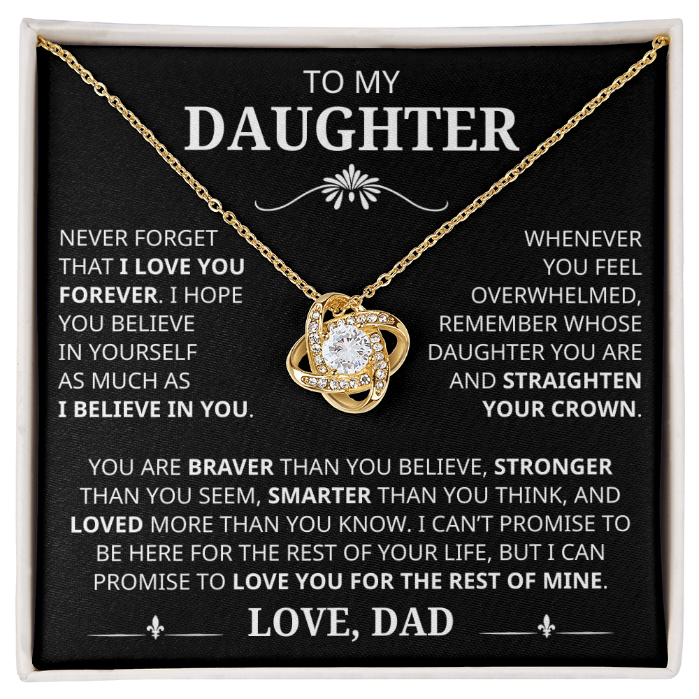 I Love You Forever | Daughter Necklace