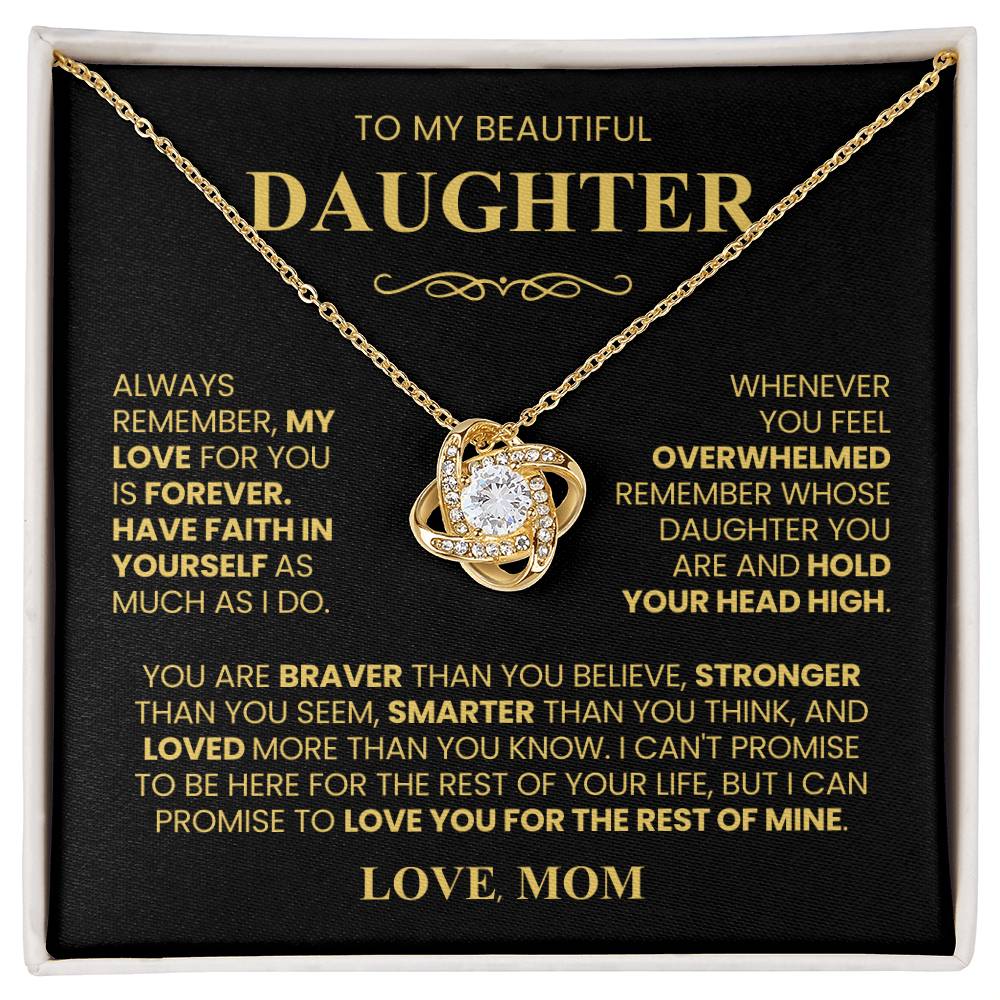 Daughter Necklace| Love From Mom