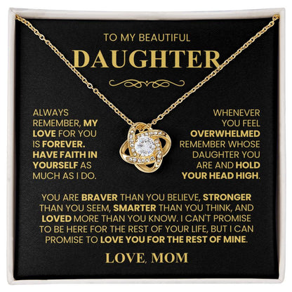 Daughter Necklace| Love From Mom