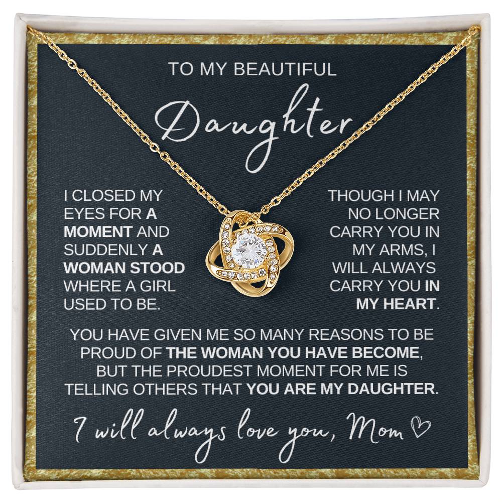 Daughter Necklace| Always In My Heart