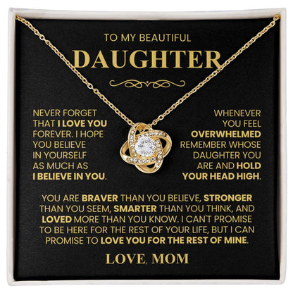 Daughter Necklace| Hold Your Head High