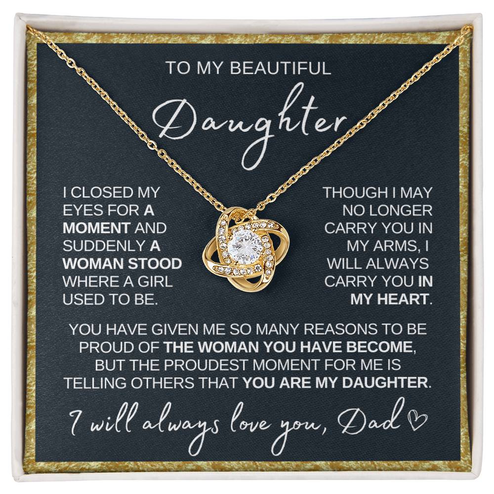 Daughter Necklace| Always In My Heart