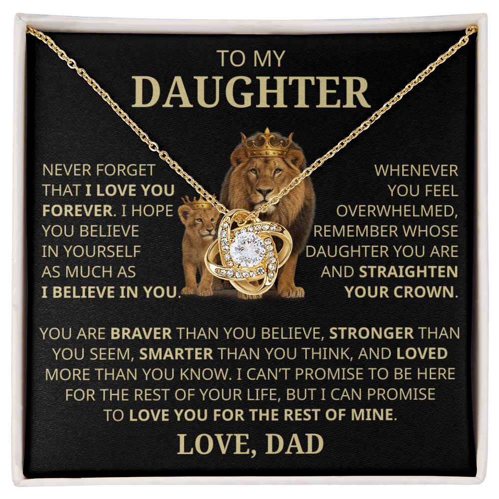 Straighten Your Crown | Daughter Necklace