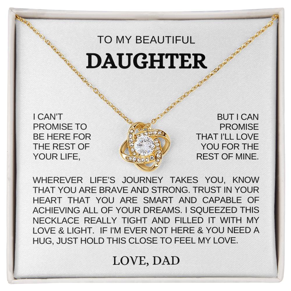 Daughter Necklace| Achieve All Your Dreams