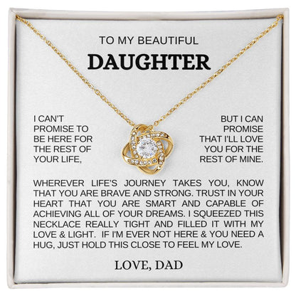 Daughter Necklace| Achieve All Your Dreams