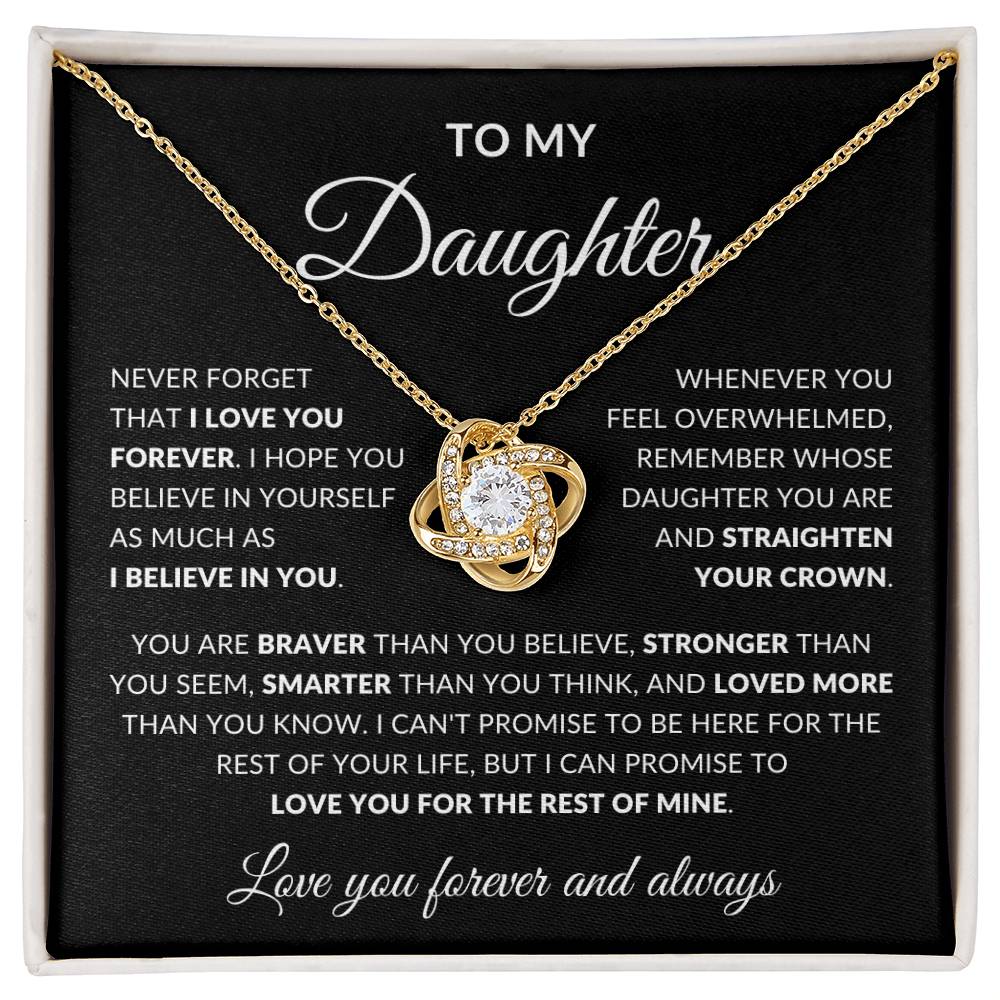 To Daughter Necklace| Love You Forever