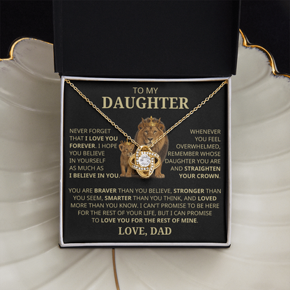 Straighten Your Crown | Daughter Necklace