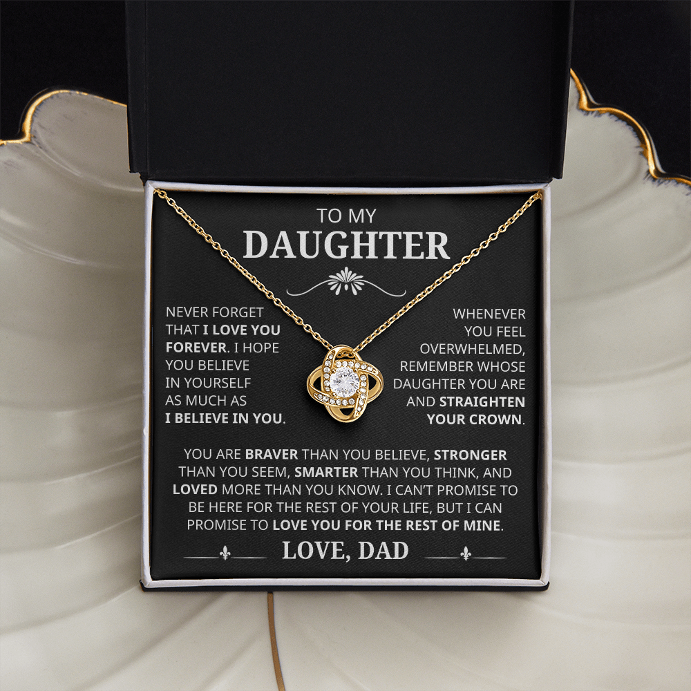 I Love You Forever | Daughter Necklace