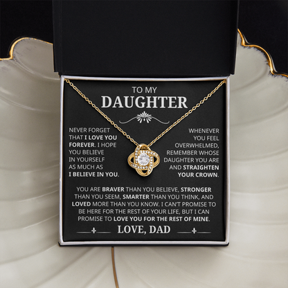I Love You Forever | Daughter Necklace