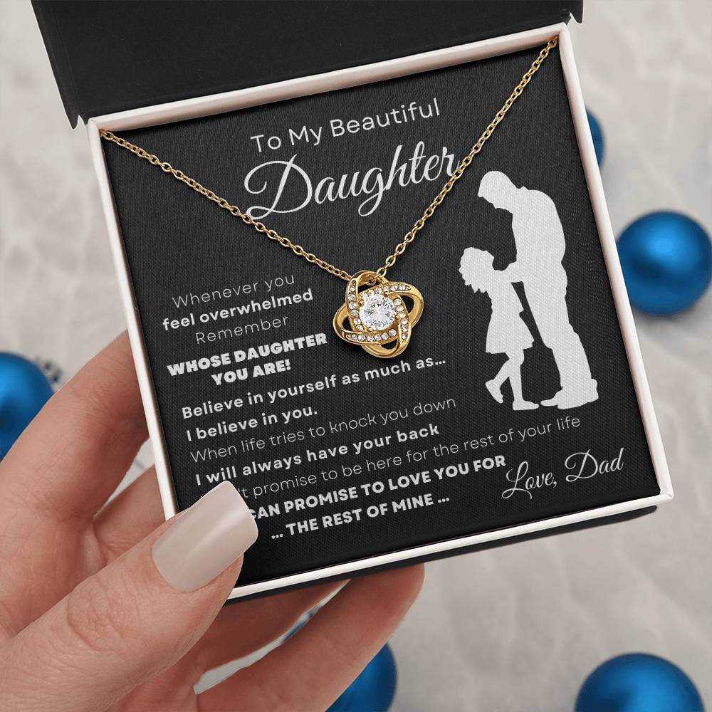 To Daughter Necklace | Always Have Your Back