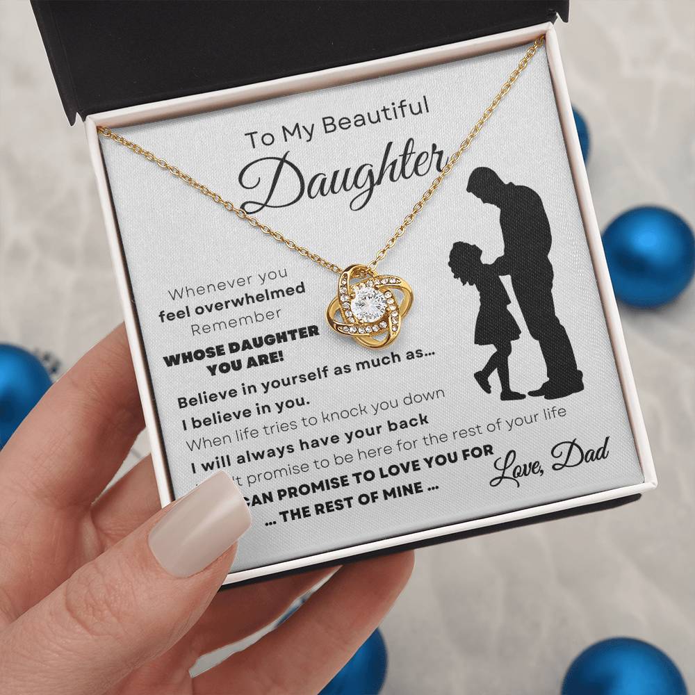 To Daughter Necklace | Always Have Your Back