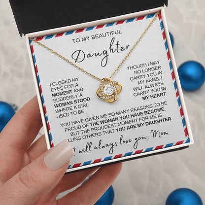 Daughter Necklace| Love Letter From Mom