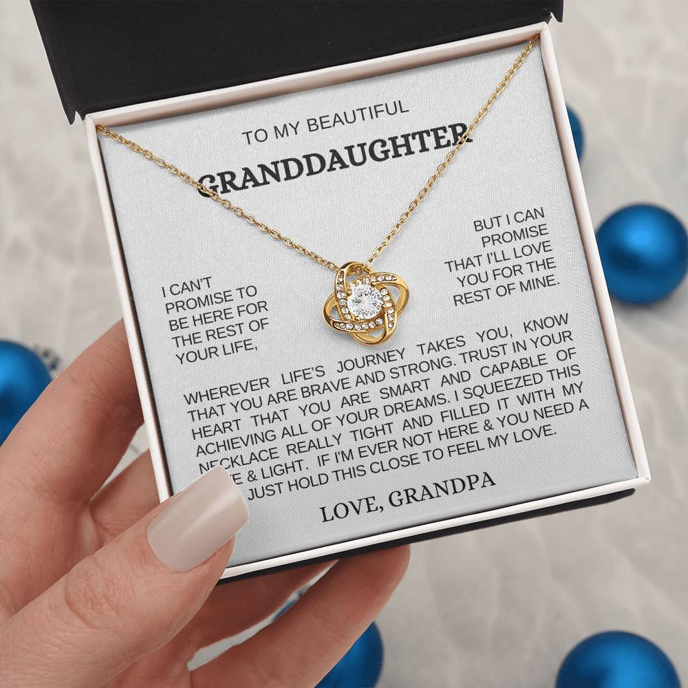 Granddaughter Necklace| Achieve All Your Dreams