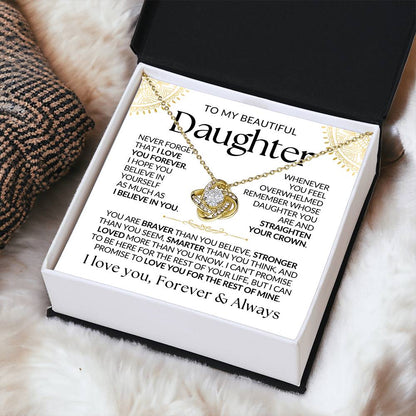 Daughter Necklace| You Are Loved