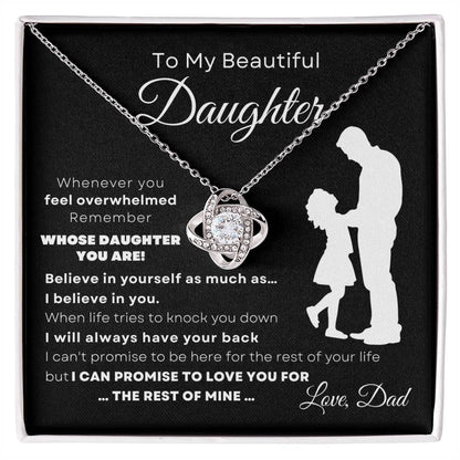 To Daughter Necklace | Always Have Your Back