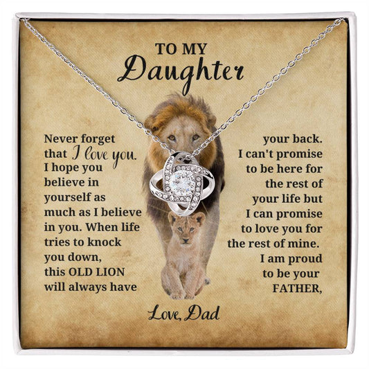 Daughter Necklace| Lion Dad