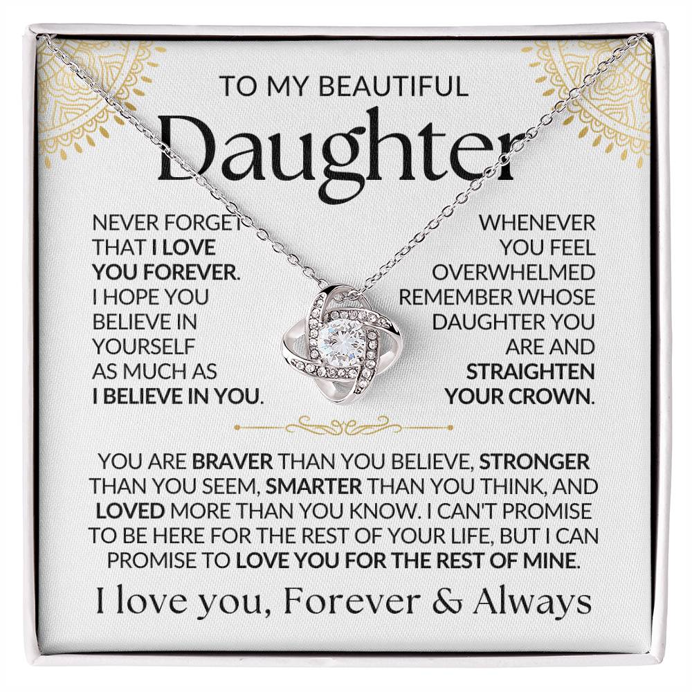 Daughter Necklace| You Are Loved