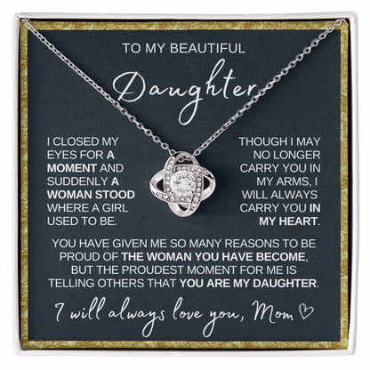 Daughter Necklace| Always In My Heart