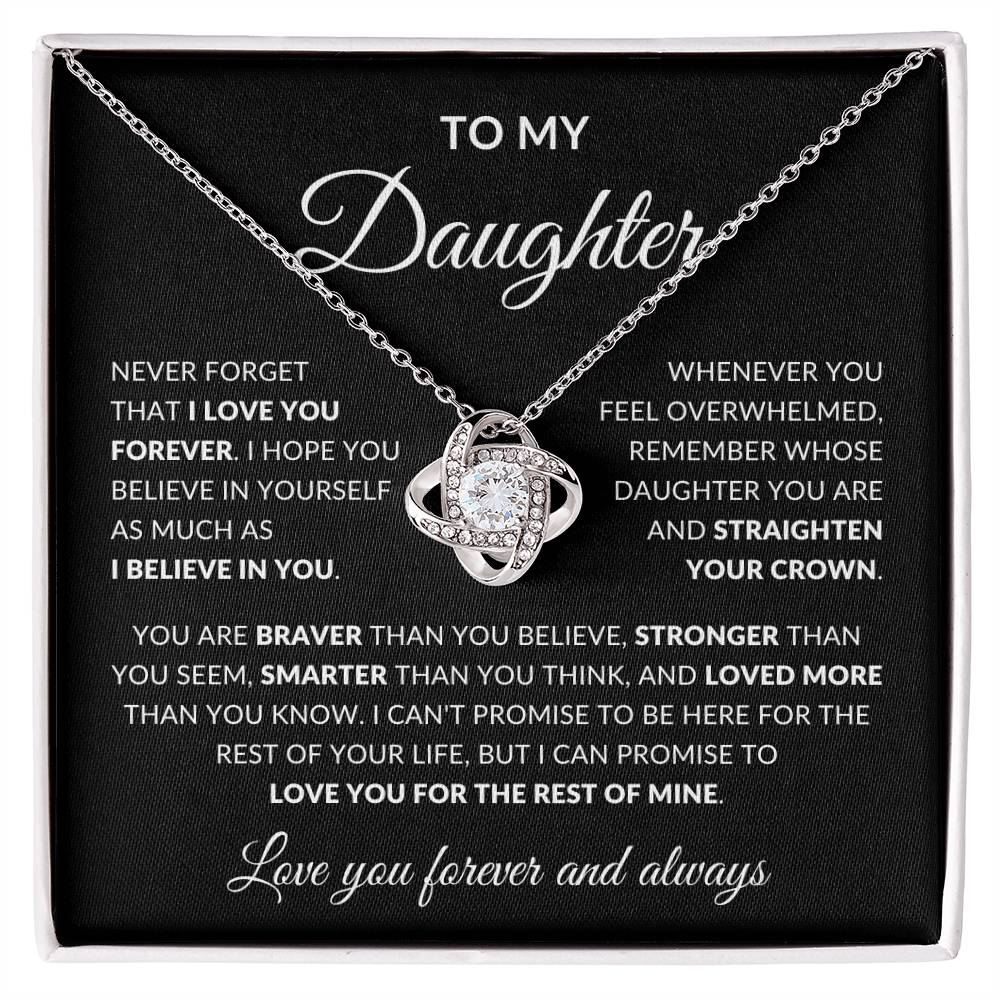 To Daughter Necklace| Love You Forever