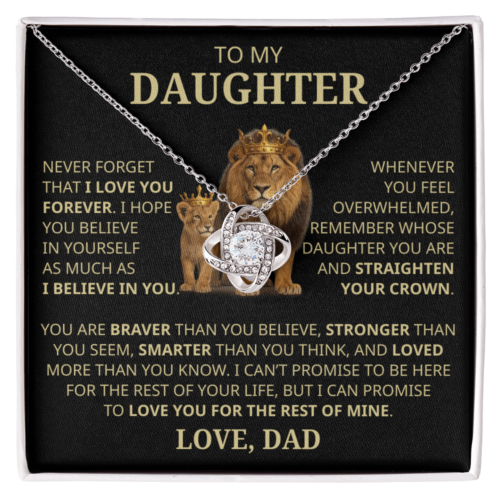 Straighten Your Crown | Daughter Necklace