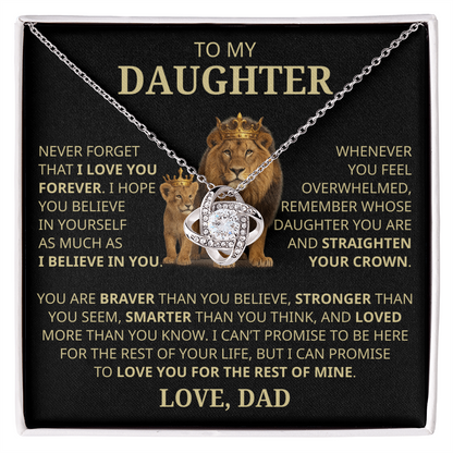 Straighten Your Crown | Daughter Necklace