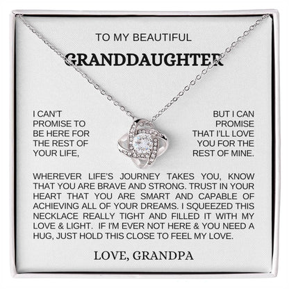 Granddaughter Necklace| Achieve All Your Dreams