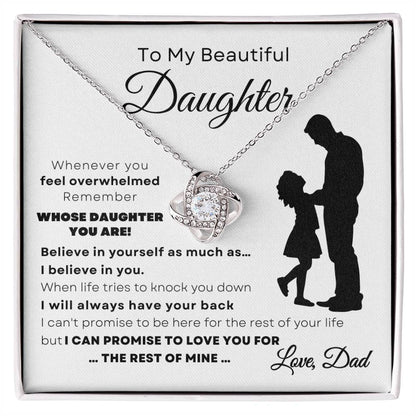 To Daughter Necklace | Always Have Your Back