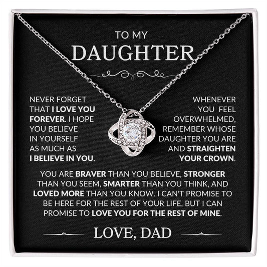 Daughter Necklace| Straighten Your Crown