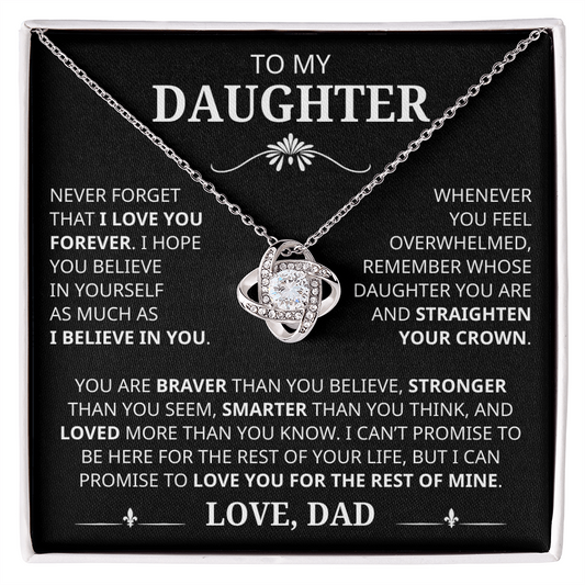 I Love You Forever | Daughter Necklace